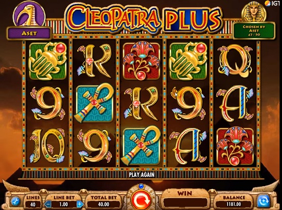 cleopatra plus slot screenshot big